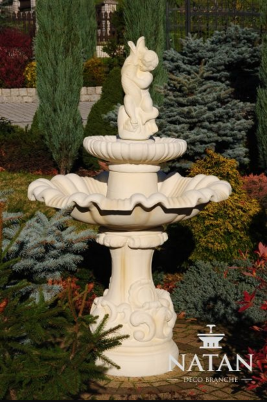 Zierbrunnen Dekoration Springbrunnen Brunnen Skulptur Antik Stil Garten