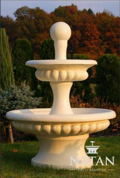 Springbrunnen Garten Teich Brunnen 163cm Steinbrunnen Gartenbrunnen