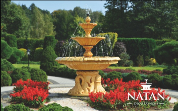 Zierbrunnen Springbrunnen Dekoration Brunnen Skulptur Antik Stil Garten