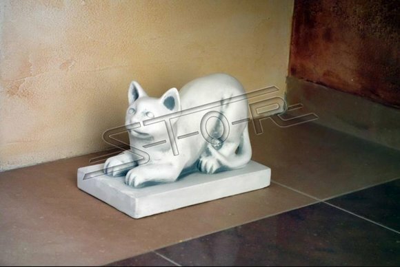 Garten Dekoration Katze Terrasse Dekorative Stein Figuren Figur Statue