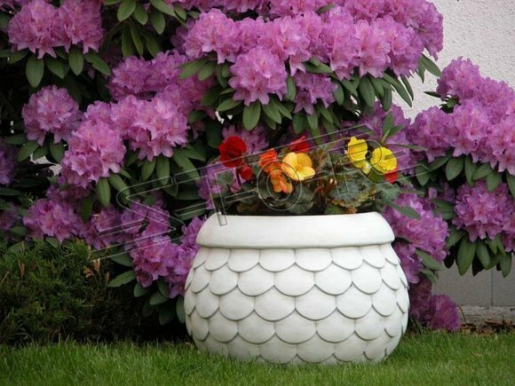 Blumentöpfe Kasten Topf Blumen Töpfe XXL Dekorative Garten Beton Terrasse