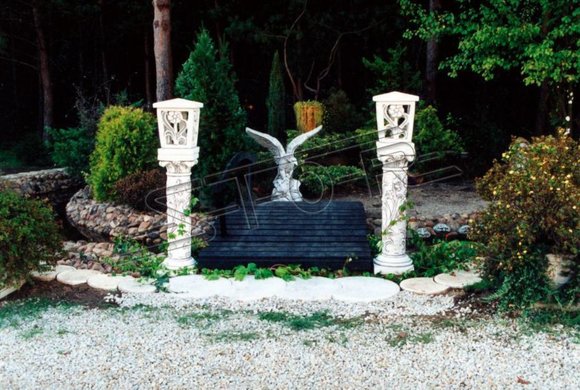 Edle Designer Säule Garten Figur Säulen Ständer Dekoration Skulptur