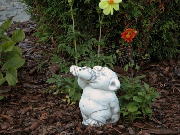 Trinker Figur Statue Alkoholiker Skulptur Garten