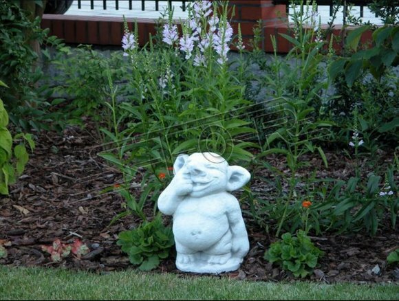 Troll 34cm Skulptur Design Figur Statue Garten Figuren Statuen