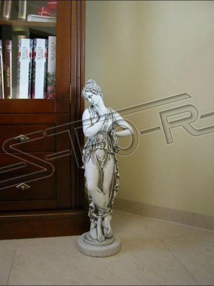 Frau 66cm Skulptur Design Figur Statue Garten Figuren Statuen