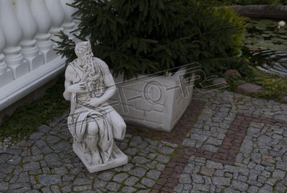Wassermann Figur Statue Garten Dekoration Poseidon Gott Figuren