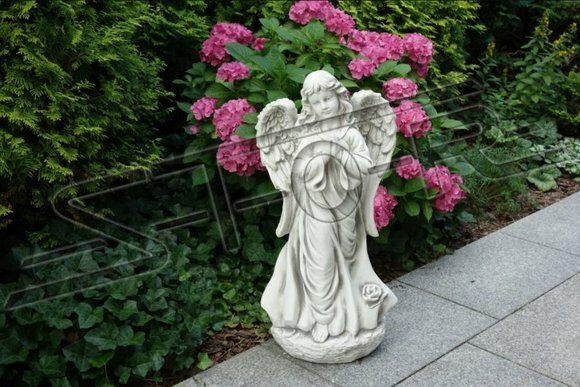 Engel 78cm Skulptur Design Figur Statue Garten Figuren Statuen