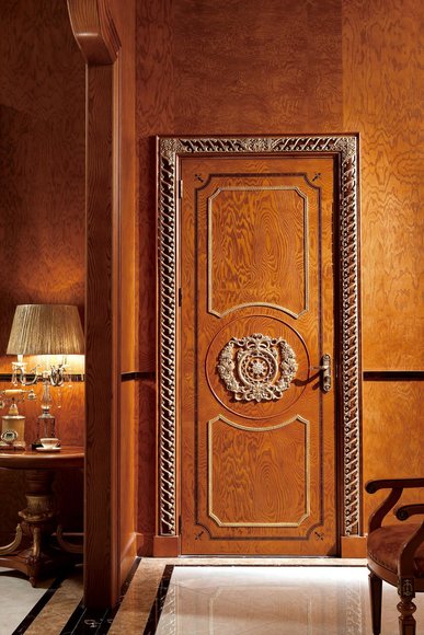 Klassche Handarbeit Tür Türe mit Zarge Maßfertigung Barock Rokoko Holz