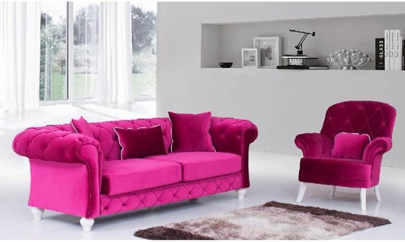 Sofa Couch 3+1 Sitzer Polster Couchen Sofas Textil Stoff Polster