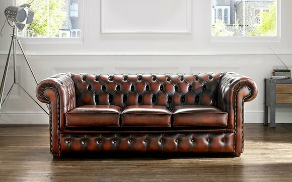 Chesterfield Designer Antik Stil Sofa Couchen Polster Sitz 3 Sitzer Neu Garnitur