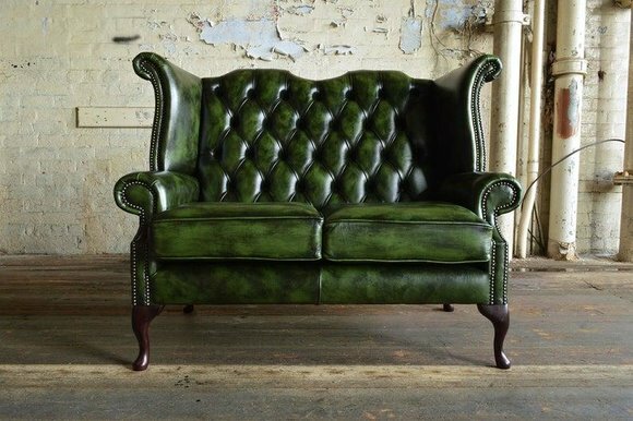 Chesterfield Sofa 2 Sitzer Polster Design Luxus Couch Sofas Ohrensessel