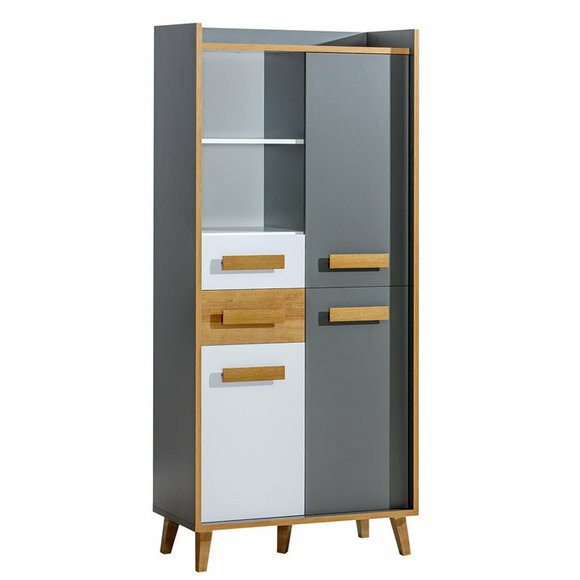 Designer Holzschrank Schrank Kleider Büro Mehrzweckschrank