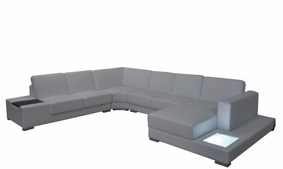 Eck Sofa Couch Polster Ecke Wohn Zimmer Landschaft Designer Couchen Textil A1110
