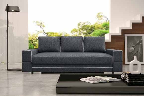 4 Sitzer Sofa Couch Polster Couchen Sofas Sitzer Big XXL Sitz Textil Stoff Neu