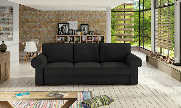 Couch Schlafsofa Sofa Couchen Polster Wohnlandschaft 3 Sitzer Textil Couchen