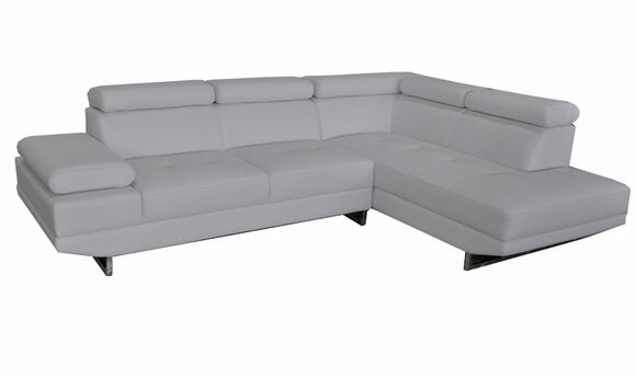 Ecke Leder Modern XXL Couch Wohnlandschaft Ledersofa Sofa L-Form
