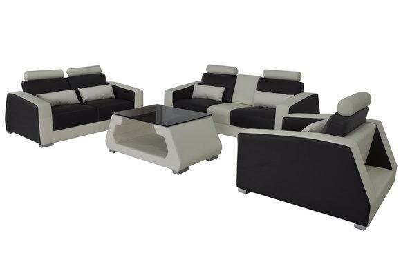 Polster Sofa Couchen Sofas Couch Garnitur Design Garnituren 3+2+1 Sessel