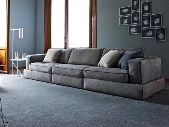 XXL Big Sofa Viersitzer Stoff Couch Design Couchen 4 Sitzplatz Textil Neu Luxus