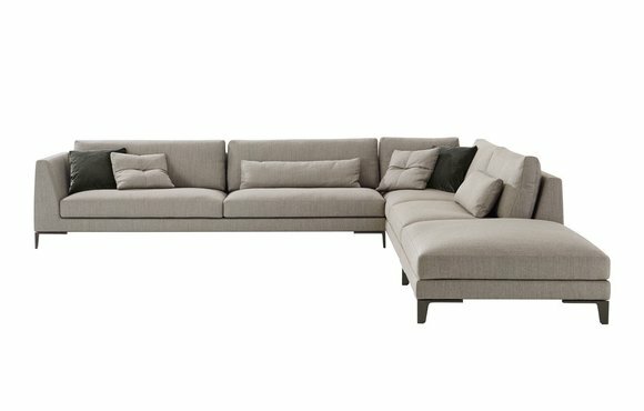 Design Sofa Ecksofa Polster Eckgarnitur Stoff Wohnlandschaft Neu Couch