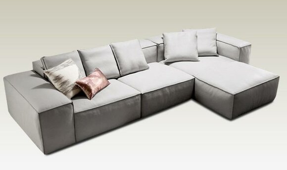 Ecksofa Couch Möbel Polster Sofa Wohnlandschaft Wohnzimmer Ecke Eck