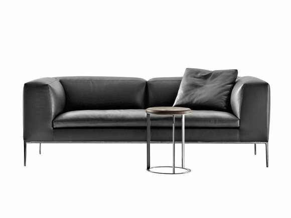 Dreisitzer Couch Design Sofa Moderne 3er Sitz Sofas Zimmer Möbel Schwarz