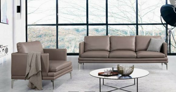 Luxus Designer Sitz Garnitur Sofa Couch Polster Set Leder Textil 3+2 Neu