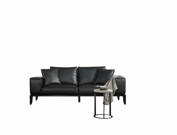 Zweisitzer Couch Polster Design Sofa 2er Sitz Zimmer Grau Moderne Couchen