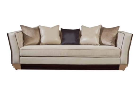 Klassische Design Couch Sitz Komplett Polster Set Garnitur 3+2+1 Holz Textil Neu