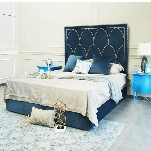 Modernes Design Bett 180x200 Leder Metall Betten Doppel Ehe Schlaf