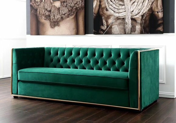 Dreisitzer Couch Polster Design Sofa 3er Sitz Sofas Zimmer Grau Neu
