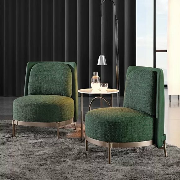 Designer Club Lounge Sessel Fernseh Relax Rund Hotel Cocktail Stühle 10x Möbel