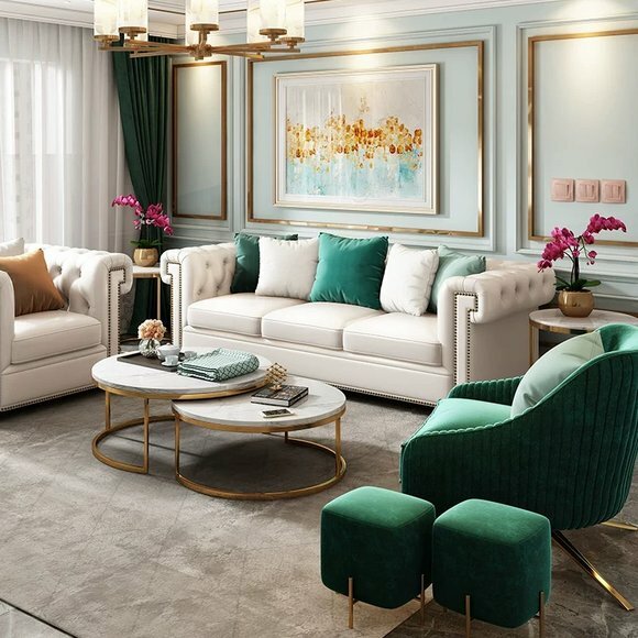 Dreisitzer Couch Polster Design Sofa 3er Sitz Sofas Moderne Zimmer Möbel