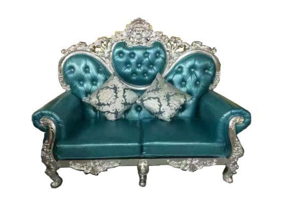 Thron Sofa Königlicher Polster Chesterfield Samt Zweisitzer Antik Stil Sofas