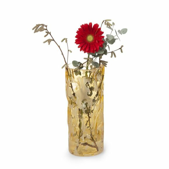 Abstrakte Design Vase Echt Kristall Bohemia Handarbeit Vasen