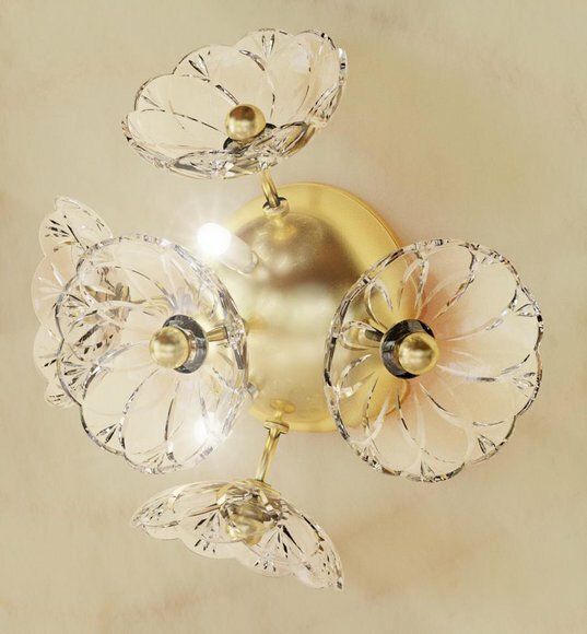 Wandleuchte Bohemia Luster Deko Antik Stil Kronleuchter Wand Lampen Neu