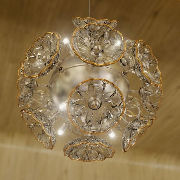 Kristall Luster Kronleuchter Leuchte Deckenleuchte Bohemia Lampe