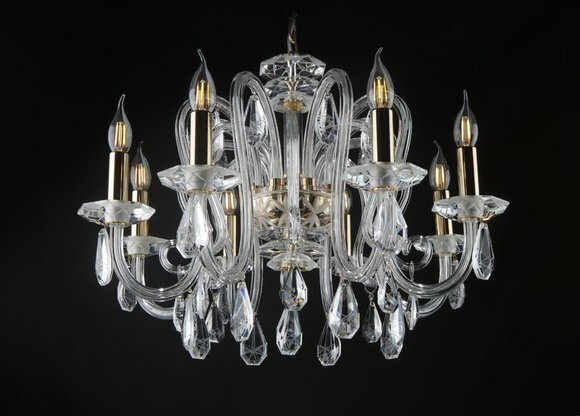 Wohn Ess Zimmer Kronleuchte Deckenlampe Leuchte Lampe Kristall