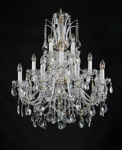 Bohemia Kronleuchter Leuchte Lampe Luster Kristall Lampen
