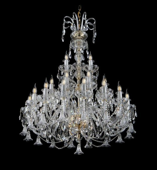 Bohemia Kristall Kronleuchter Leuchte Decke Lampe Leuchte Lampen