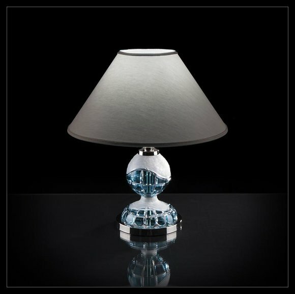 Tischleuchte Antik Stil Kronleuchte Tisch Lampe Kristall Lampen Leuchten