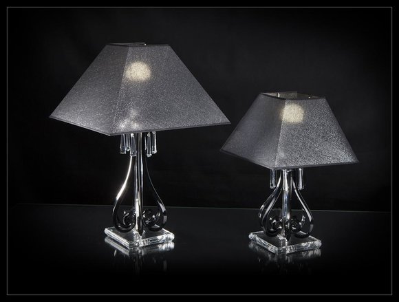Tischleuchte Antik Stil Tisch Lampe Kristall Leuchte Lampen Leuchten