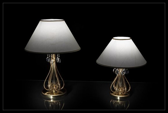 Lampe Leuchte Kristall Schreibtisch Tischlampe Elite Bohemia Steh