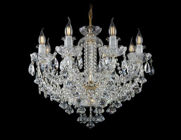 Kron Leuchter Lampe Decken Lampen Kristall Beleuchtung Klassik