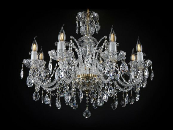 Kron Leuchter Lampe Decken Leuchte Leuchten Lampen Kristall