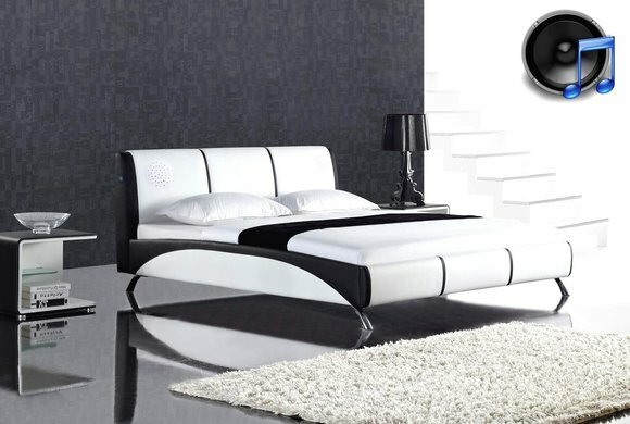 Design Leder Bett Ehe Modernes Hotel Gestell Luxus Schlaf Zimmer Doppel