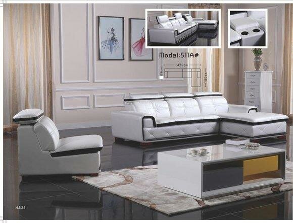 Polster Leder Couch Eck Sofa Sitz Wohn Zimmer Landschaft Sofas Neu Eck