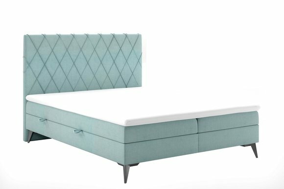Chesterfield Boxspring Schlafzimmer Bett Doppel Betten Polster Kasten