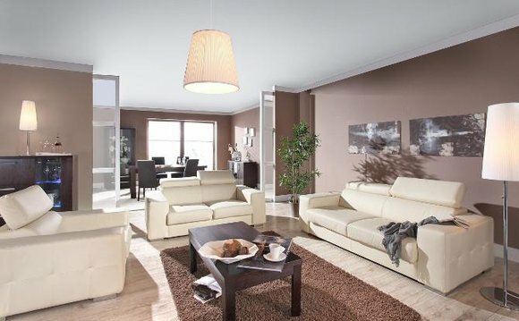 Sofagarnitur 3+1 Sitzer Set Design Sofas Polster Couchen Leder Deko Relax