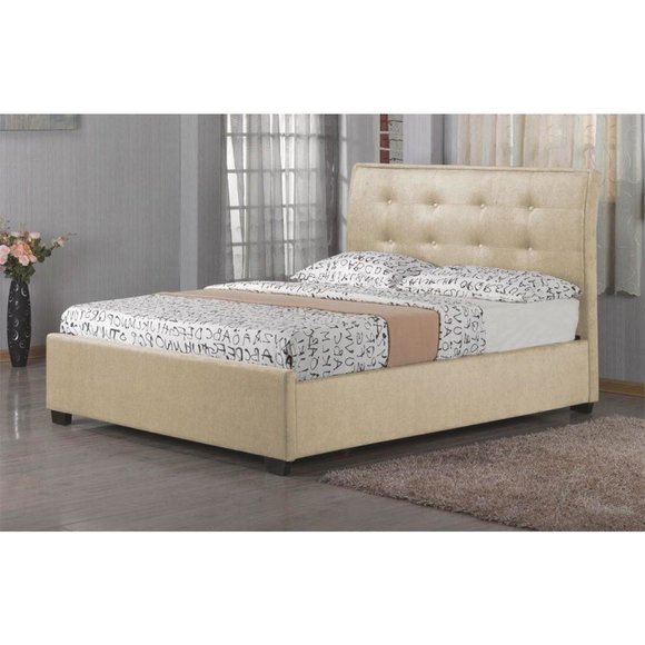 Chesterfield Design Polster Englisches Bett Grau Betten 160/180x200