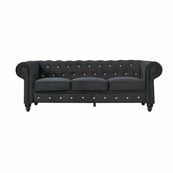 Englische Sitz Polster Couch - Textil Sofa Schlaf Sofas Couchen Neu